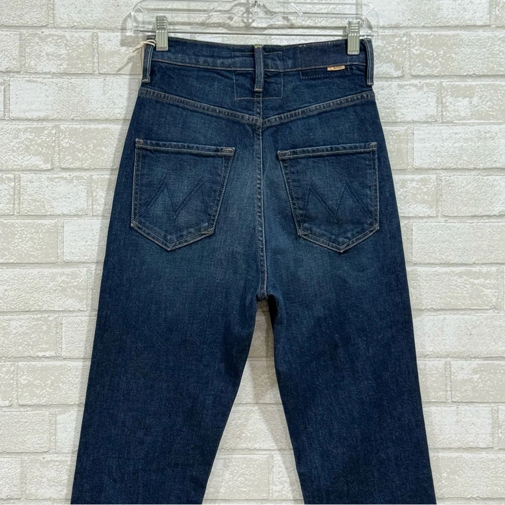 MOTHER High Waisted Rider Shift Sneak Jeans - Digital Underground - Sz - 25
